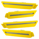 2010-2015 Chevrolet Camaro Concept SMD Sidemarker Set with lemon peel yellow paint and clear lenses.