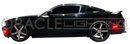 Side view of a Ford Mustang with Concept Sidemarkers installed.