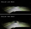 Driver's view of Oculus low beam versus high beam.