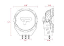 PROWLR 9" LED Driving Light [TRUE AMBER]