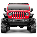 RIVAL Gen2 Front Stamped Steel Full-Width Bumper 2018-2025 Jeep Wrangler JL including 392 2007-2018 Jeep Wrangler JK 2020-2025 Jeep Gladiator including Mojave