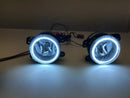 2011-2014 Dodge Charger / 2010-2015 Jeep Wrangler JK White LED Halo Fog Lights