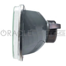 Side view of Sealed Beam 7x6 H6054 Headlight with Pre-Installed SMD Halo