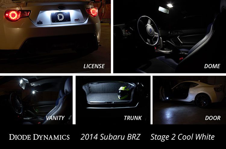Diode Dynamics Interior LED Conversion Kit For 2013-2016 Subaru BRZ