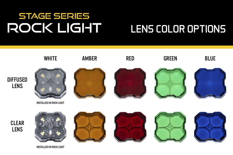 Diode Dynamics Stage Series Rock Light Lens (One)