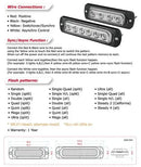 6 LED Slim Strobe Light- Flush Lighthead instruction guide