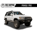 White Toyota 4Runner with 'Prinsu Pro' branding on a white background