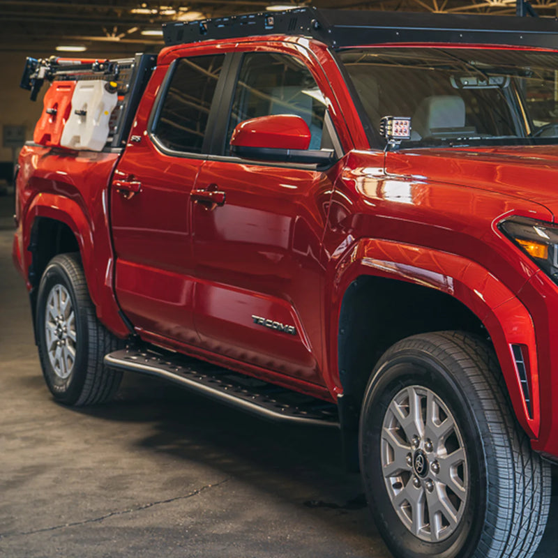 Cali Raised LED Step Edition Rock Sliders | 2024+ Toyota Tacoma