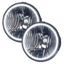 2010-2012 Ford Mustang GT Pre-Assembled Halo Fog Lights with white LED halo rings.