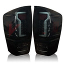 Winjet Toyota Tacoma 2016-23 LED Tail Light - Black / Smoke
