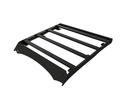 Black metal prinsu roof rack on a white background