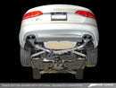 AWE Tuning Audi B8.5 S4 3.0T Track Edition Exhaust - Chrome Silver Tips (102mm)