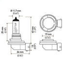Hella Optilux XB Extreme Type H11 12V 80W Blue Bulbs - Pair