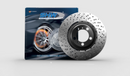 SHW 18-19 Porsche 911 Carrera 4 GTS w/o Ceramics Right Front Drill-Dimp LW Brake Rotor (9P1615302)