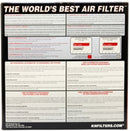 K&N Replacement Air Filter 12-13 Porsche 911 3.4L / 12 911 3.8L / 13 911 3.6L / 13 911 Carrera 3.8L