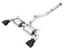 AWE Tuning Subaru BRZ/ Toyota GR86/ Toyota 86 Touring Edition Cat-Back Exhaust- Diamond Black Tips