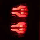 AlphaRex 16-23 Toyota Tacoma LUXX-Series LED Tail Lights Black-Red