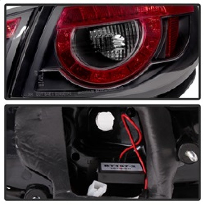 Spyder Chevy SS 2014-2016 LED Tail Lights Black ALT-YD-CVSS14-LED-BK