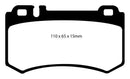 EBC 03-06 Mercedes-Benz CL55 AMG 5.4 Supercharged Redstuff Rear Brake Pads
