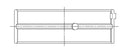 ACL Acura D16A1 / 97-01 Honda H22A4  / 98+ F23A0.025mm Oversized High Performance Main Bearing Set
