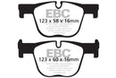 EBC 12+ BMW 335 3.0 Turbo (F30) Redstuff Rear Brake Pads