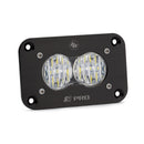 Baja Designs S2 Pro Black Flush Mount LED Auxiliary Light Pod - Wide Cornering - Clear