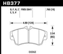 Hawk SRT4 HP+ Street Front Brake Pads