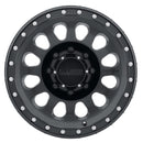 Method MR315 17x8.5 0mm Offset 8x6.5 130.81mm CB Matte Black Wheel