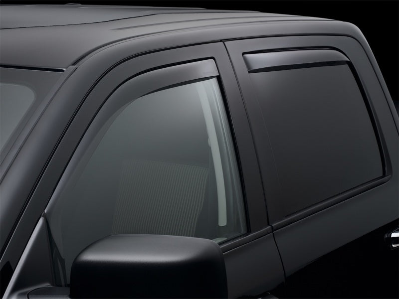 WeatherTech 09-18 Dodge Ram 1500 Front and Rear Side Window Deflectors - Dark Smoke