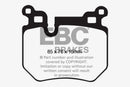 EBC 08-10 BMW 135 3.0 Twin Turbo Bluestuff Rear Brake Pads