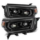 AlphaRex 10-13 Toyota 4Runner LUXX-Series Projector Headlights Alpha-Black