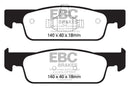 EBC 2016-2017 Smart Fortwo 0.9L Turbo Greenstuff Front Brake Pads