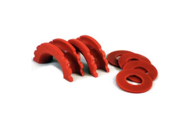 Daystar D-Ring Isolator and Washers Red