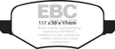 EBC 11-14 Ford Edge 2.0 Turbo Yellowstuff Rear Brake Pads