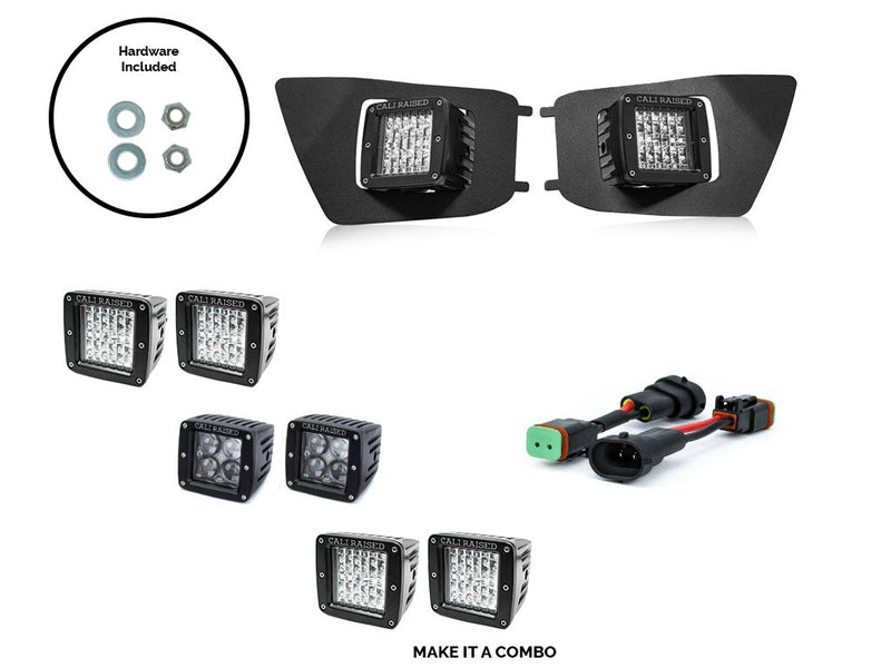 LED Fog Light POD Replacement Brackets Kit | Toyota Tacoma 2012-2015