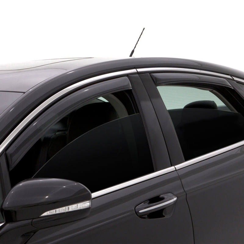 AVS 01-05 Honda Civic Ventvisor In-Channel Front & Rear Window Deflectors 4pc - Smoke