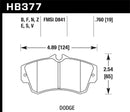 Hawk SRT4 HP+ Street Front Brake Pads