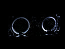 ANZO 1991-1994 Toyota Land Cruiser Crystal Headlights w/ Halo Chrome