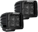 Rigid Industries D Series PRO Midnight Edition - Spot - Diffused - Pair