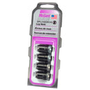 McGard SplineDrive Lug Nut (Cone Seat) M12X1.5 / 1.24in. Length (4-Pack) - Black (Req. Tool)