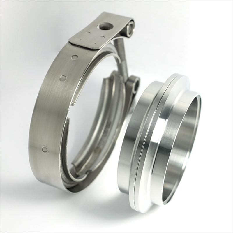 Stainless Bros 2.50in 304SS V-Band Assembly - 2 Flanges/1 Clamp