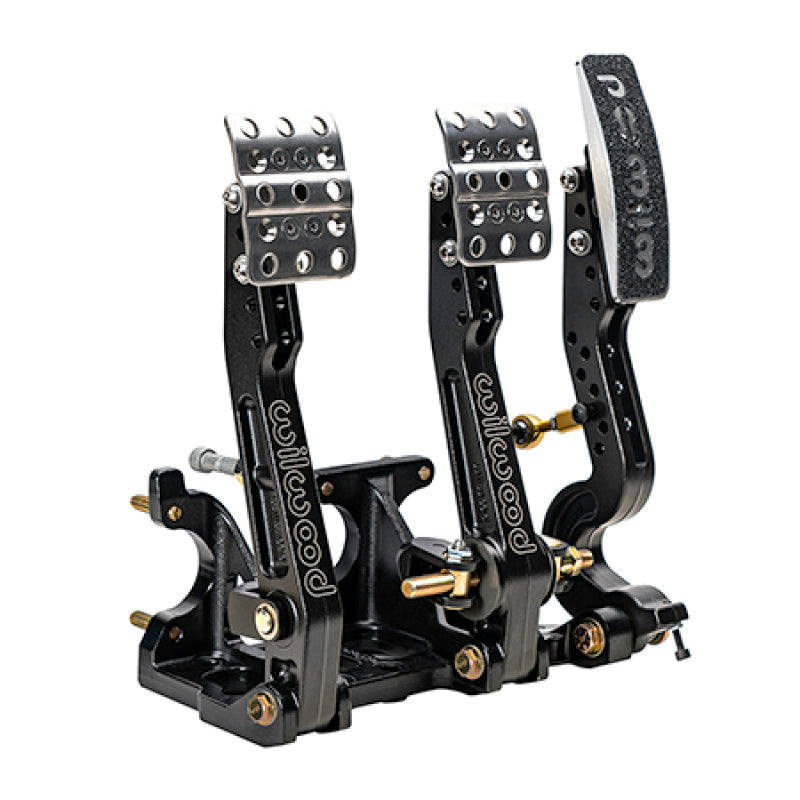 Wilwood Adjustable Balance Bar Brake, Clutch, Throttle w/ Linkage - Floor Mount - 4.75-5.75:1