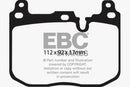 EBC 14-18 BMW M3 3.0 Twin Turbo (F80) Redstuff Front Brake Pads