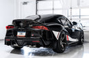 AWE Tuning 2020 Toyota Supra A90 Resonated Touring Edition Exhaust - 5in Chrome Silver Tips