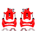 Power Stop 05-14 Ford Mustang Rear Red Calipers w/Brackets - Pair