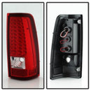 xTune Chevy Silverado 1500/2500/3500 03-06 LED Tail Lights Red Clear ALT-ON-CS03-LED-RC