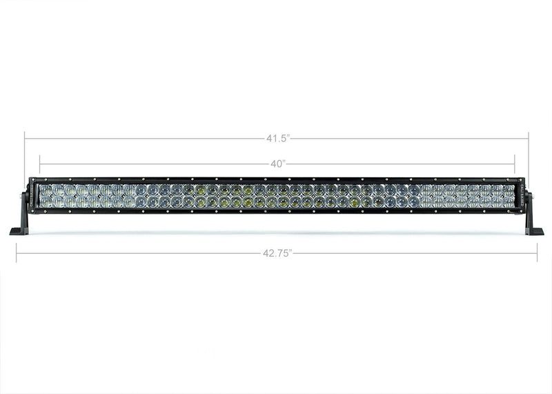 Brightest 42" Dual Row 5D Optic OSRAM LED Bar - Cali Raised LED