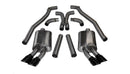Corsa 2012-2015 Chevrolet Camaro Coupe ZL1 6.2L V8 Black Sport Cat-Back + XO Exhaust
