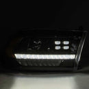 AlphaRex 09-18 Ram Truck PRO-Series (5th Gen 2500 Style) Projector Headlights Alpha-Black