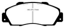 EBC 97-01 Acura Integra Type R Bluestuff Front Brake Pads